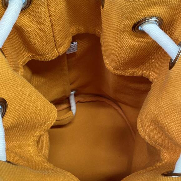 Hermès Sac Marine Receive Backpack Orange Cream Canvas main image 5